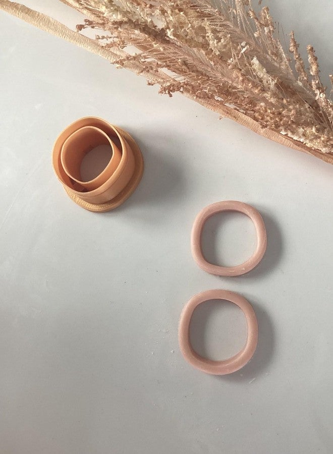 EROTNGO Thin Organic Circle Clay Earring Cutter for Polymer Clay Jewelry Making, Cookie Cutter for Minimalist Round Earrings, DIY Craft Tools for Handmade Accessories and Clay Art Projects - Image 3